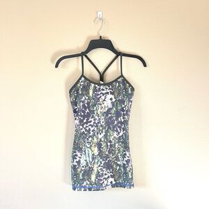 Lululemon Floral Print Power Y Tank